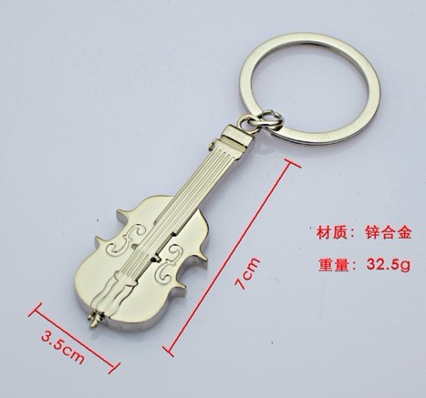 优雅小提琴钥匙挂